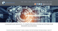 Desktop Screenshot of consortiumservices.com